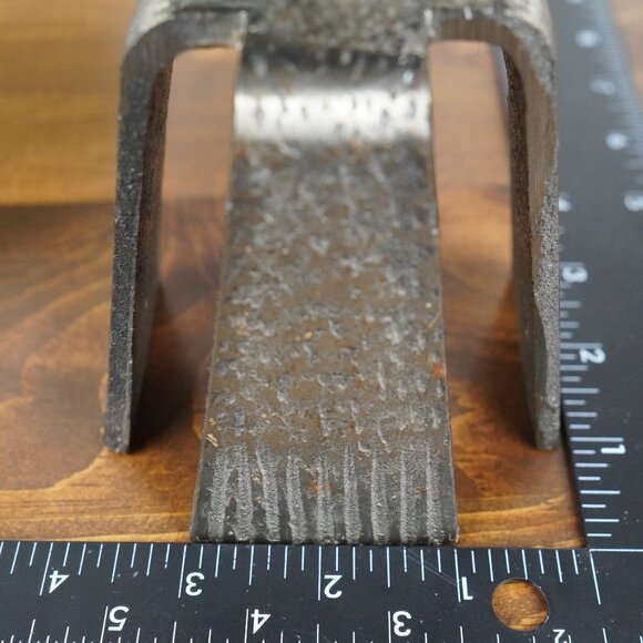 Brutalist Iron Candle Holder Mid Century Modern Spike Candle Stand - Picture 10 of 10